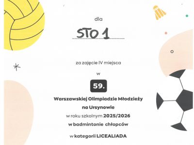 59. Warszawska Olimpiada Młodzieży na Ursynowie
